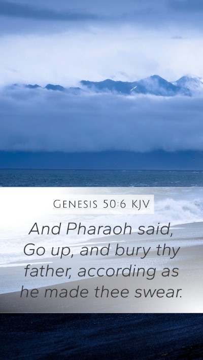 Genesis 50:6 Explained