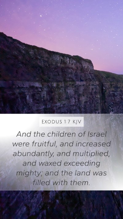 Exodus 1:7 Explained