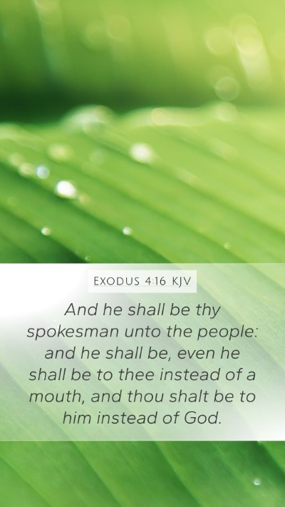 Exodus 4:16 Explained