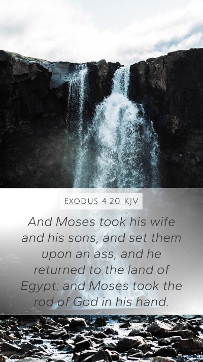 Exodus 4:20 Explained