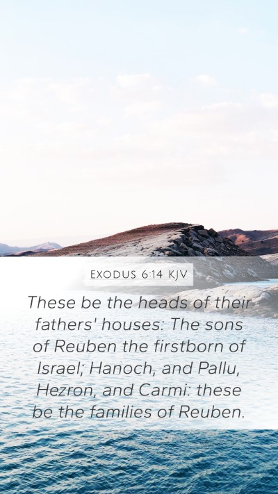 Exodus 6:14 Explained