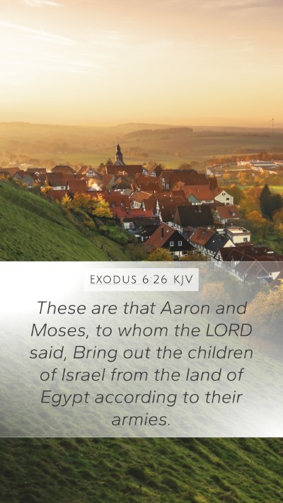 Exodus 6:26 Explained