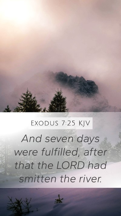 Exodus 7:25 Explained