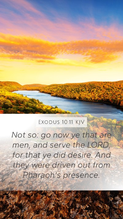 Exodus 10:11 Explained