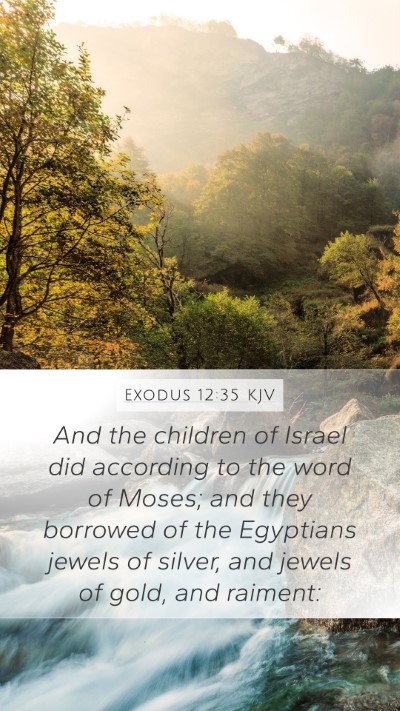 Exodus 12:35 Explained