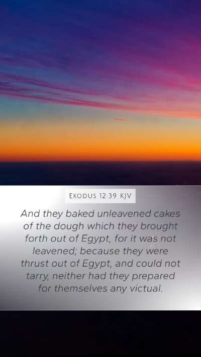 Exodus 12:39 Explained