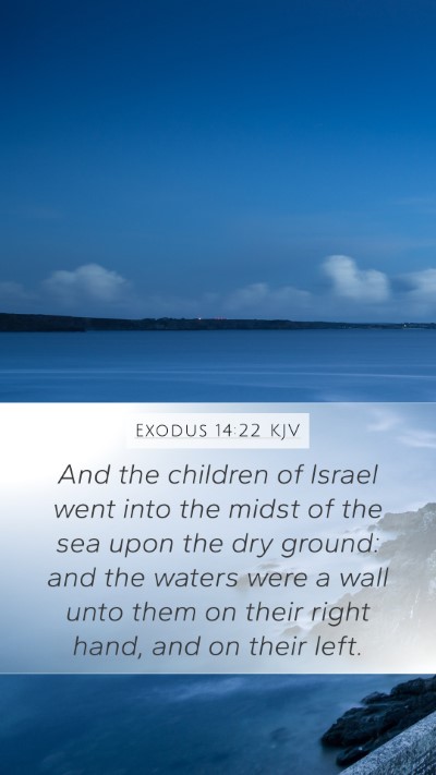 Exodus 14:22 Explained