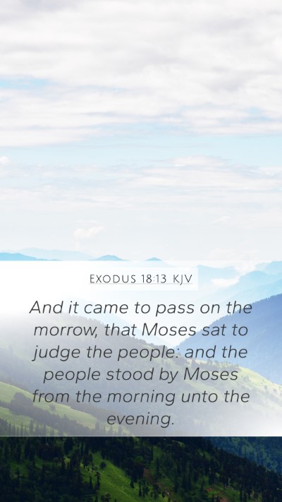 Exodus 18:13 Explained