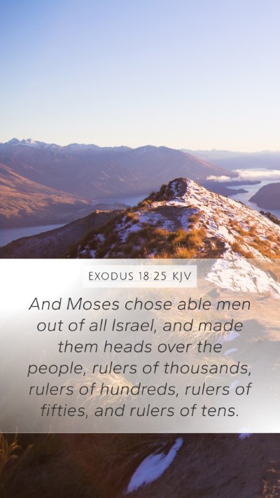 Exodus 18:25 Explained