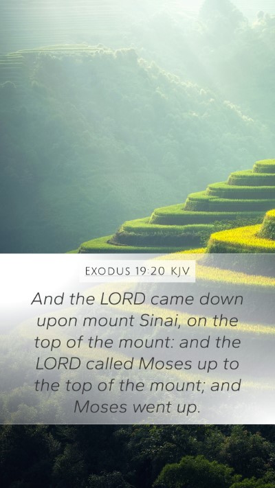 Exodus 19:20 Explained