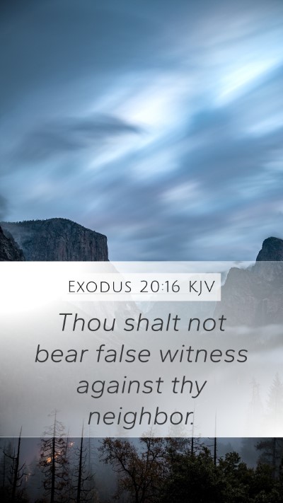 Exodus 20:16 Explained