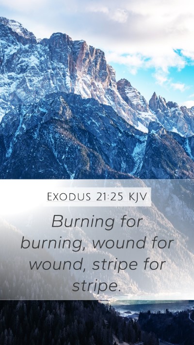 Exodus 21:25 Explained