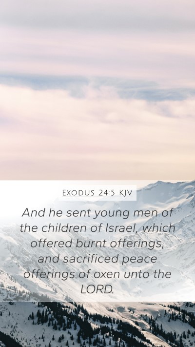 Exodus 24:5 Explained