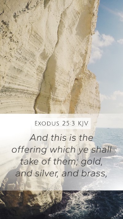 Exodus 25:3 Explained