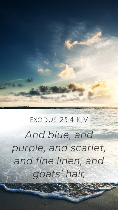 Exodus 25:4 Explained