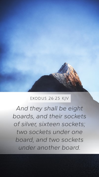 Exodus 26:25 Explained