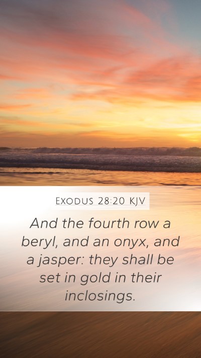 Exodus 28:20 Explained