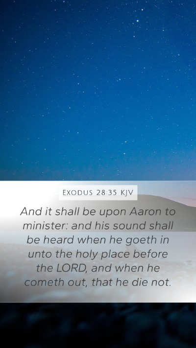 Exodus 28:35 Explained