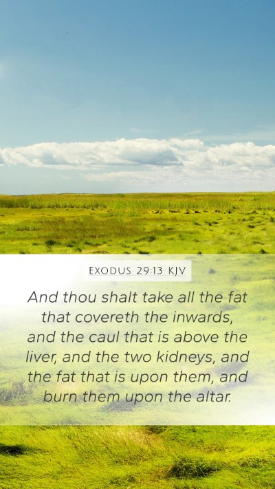 Exodus 29:13 Explained