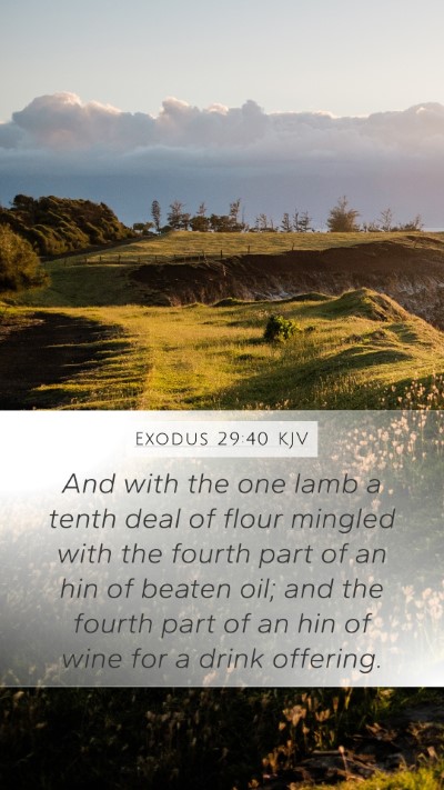 Exodus 29:40 Explained