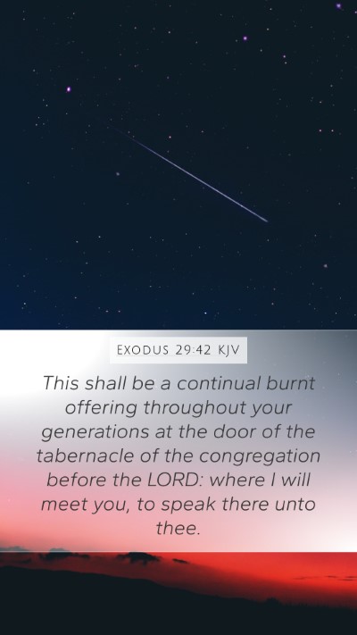 Exodus 29:42 Explained