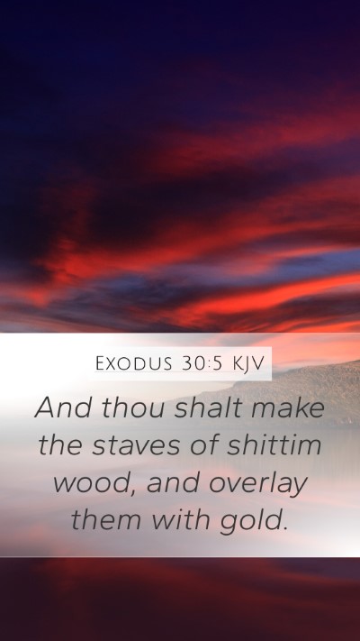 Exodus 30:5 Explained