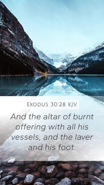 Exodus 30:28 Explained