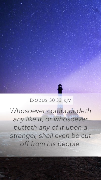 Exodus 30:33 Explained