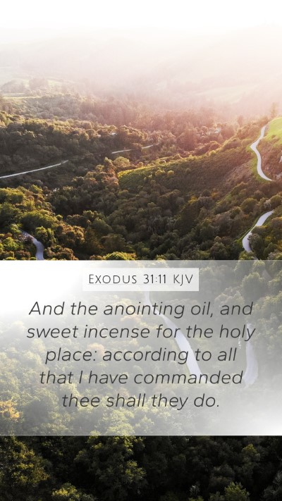 Exodus 31:11 Explained