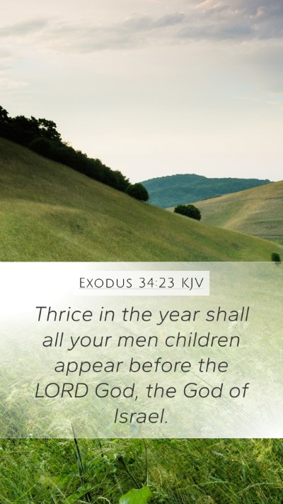 Exodus 34:23 Explained