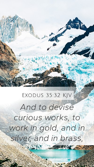 Exodus 35:32 Explained