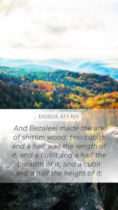 Exodus 37:1 Explained