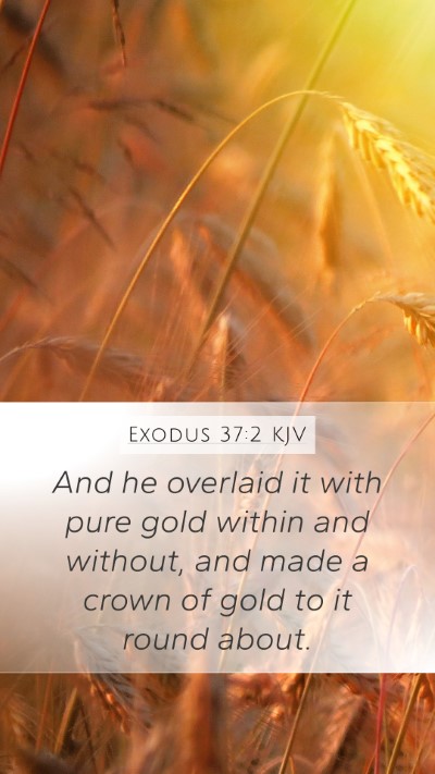 Exodus 37:2 Explained