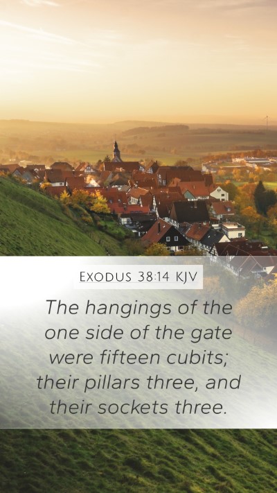 Exodus 38:14 Explained