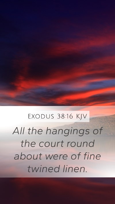 Exodus 38:16 Explained