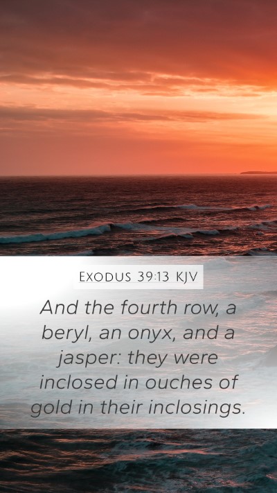 Exodus 39:13 Explained