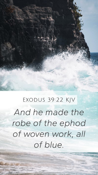 Exodus 39:22 Explained