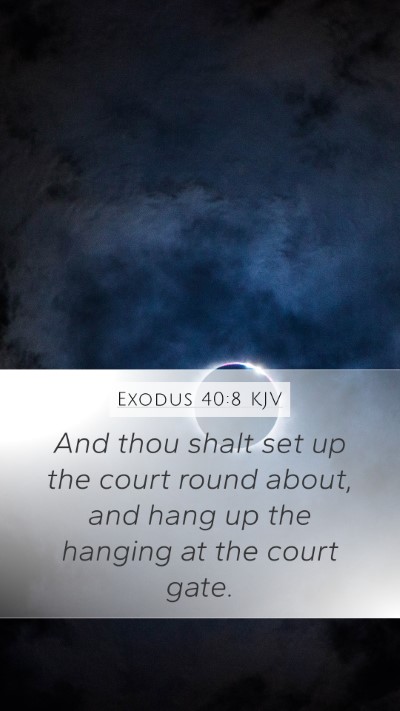 Exodus 40:8 Explained