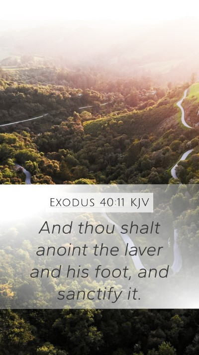 Exodus 40:11 Explained