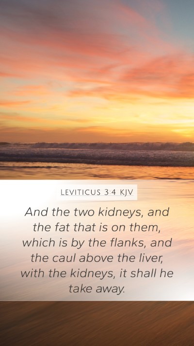 Leviticus 3:4 Explained