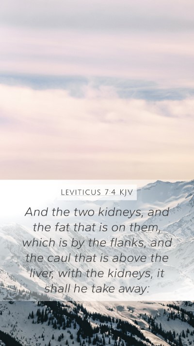 Leviticus 7:4 Explained