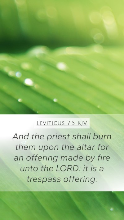 Leviticus 7:5 Explained