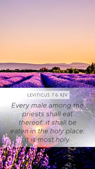 Leviticus 7:6 Explained