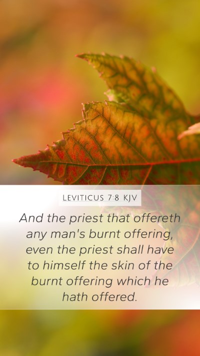 Leviticus 7:8 Explained