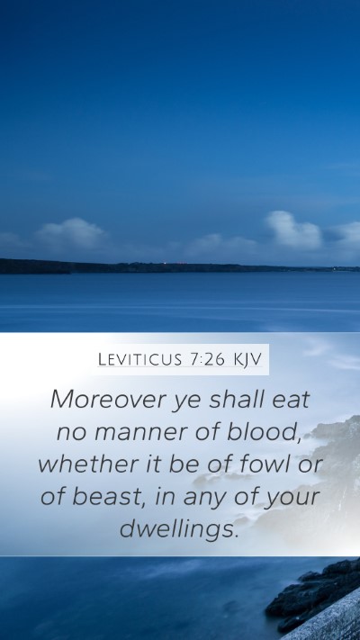 Leviticus 7:26 Explained