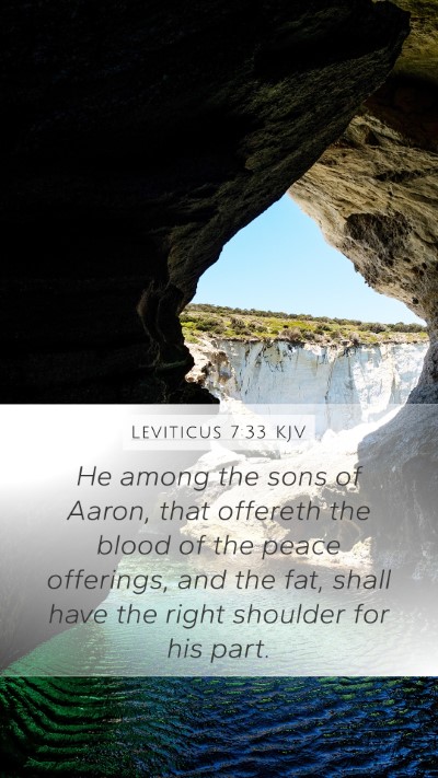 Leviticus 7:33 Explained