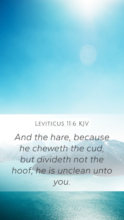 Leviticus 11:6 Explained