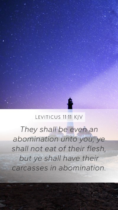 Leviticus 11:11 Explained