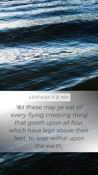 Leviticus 11:21 Explained