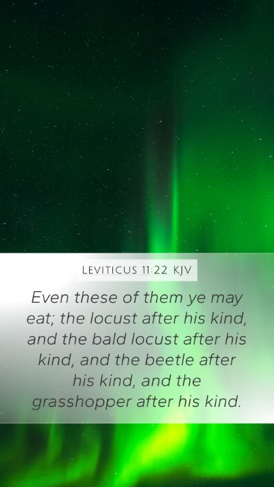 Leviticus 11:22 Explained